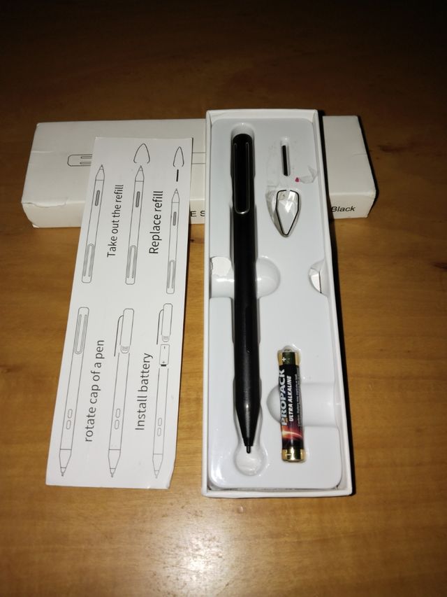 Penna con superficie a matita