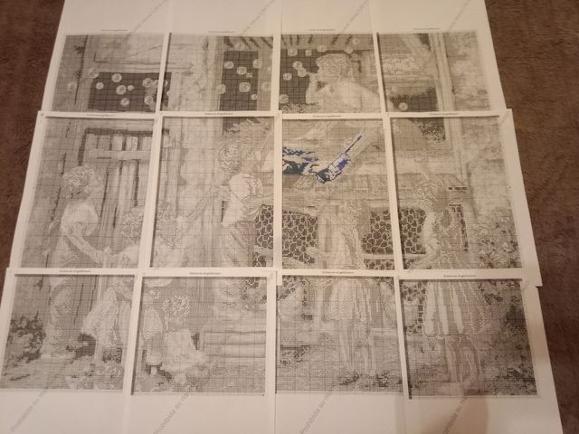 Lote completo punto de cruz