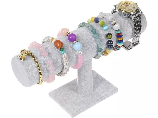 Espositore bracciali per gioielli orologi velluto