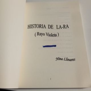 Libro Rayo violeta. Historia de La Ra