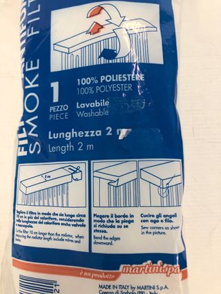 Filtro copricalorifero