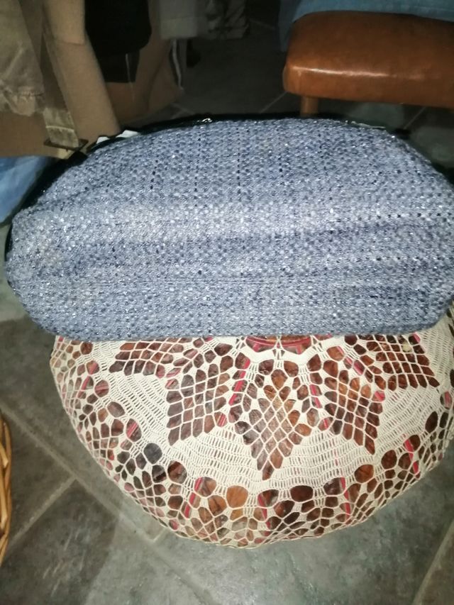 Luxury grey vintage bag