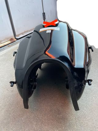Deposito YS 125 SIN TAPON SIN BOMBA