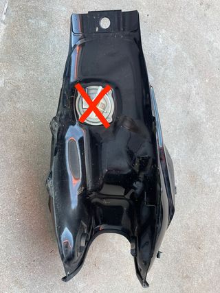 Deposito YS 125 SIN TAPON SIN BOMBA