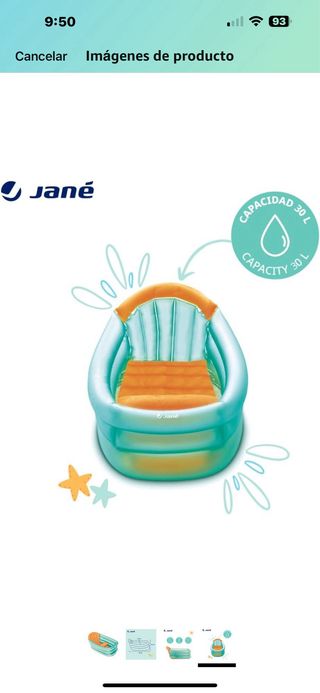 Bañera hinchable bebe