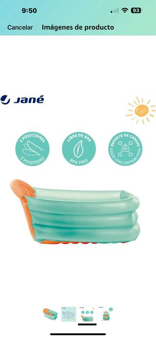 Bañera hinchable bebe