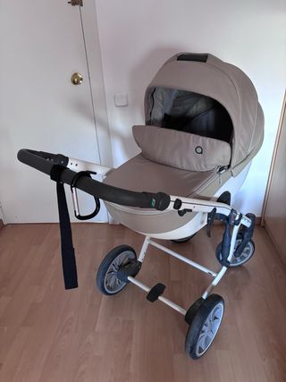Carrito bebé Anex M-type beige y blanco