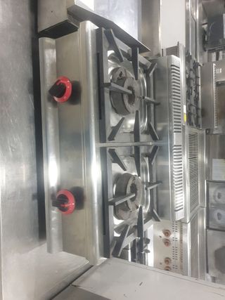 Mesa acero inoxidable doble estante