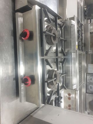 Mesa acero inoxidable doble estante