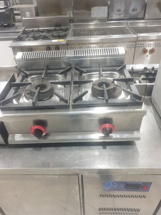 Mesa acero inoxidable doble estante