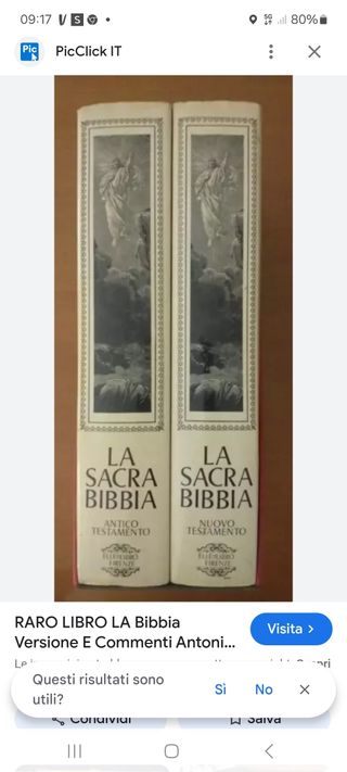 La sacra bibbia nuovo e antico  testamento