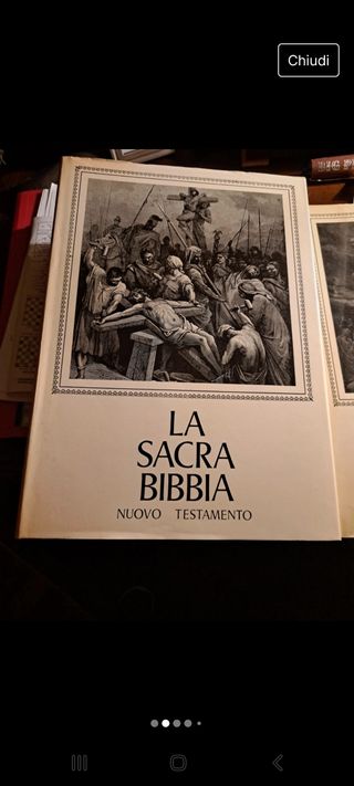 La sacra bibbia nuovo e antico  testamento