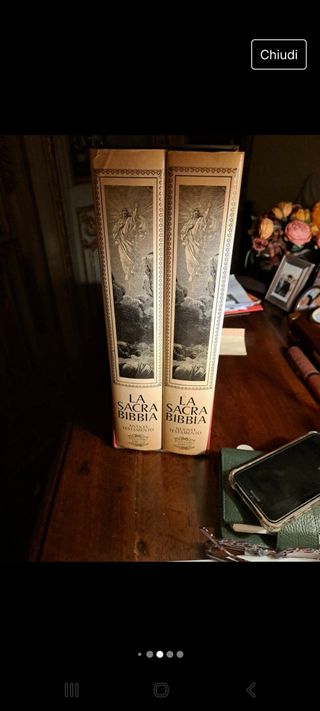 La sacra bibbia nuovo e antico  testamento
