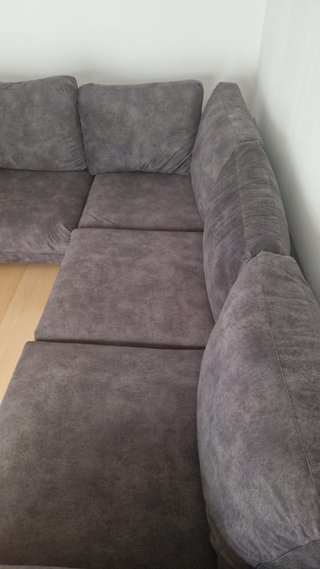 Sofá rinconera tela antiarañazos