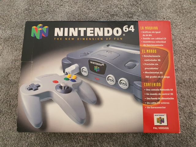 Nintendo 64 con mando y caja originales