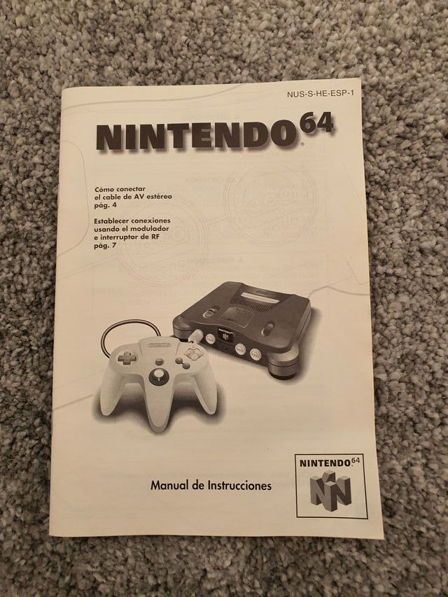 Nintendo 64 con mando y caja originales