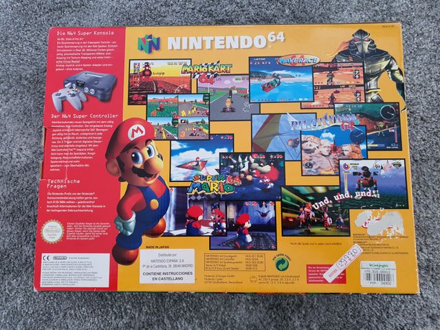 Nintendo 64 con mando y caja originales