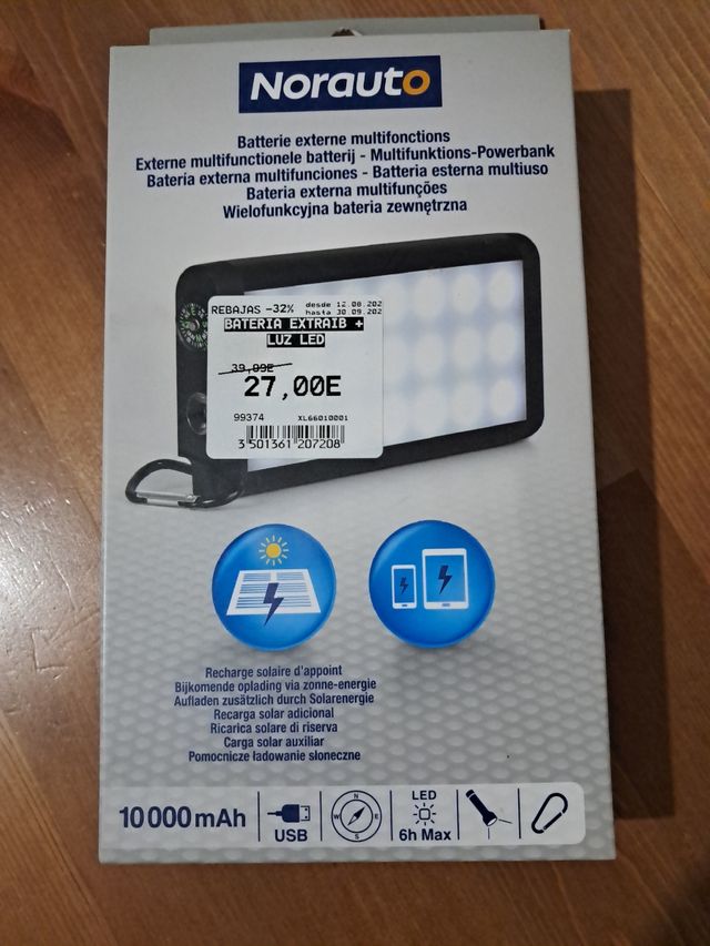 Bateria externa multiuso