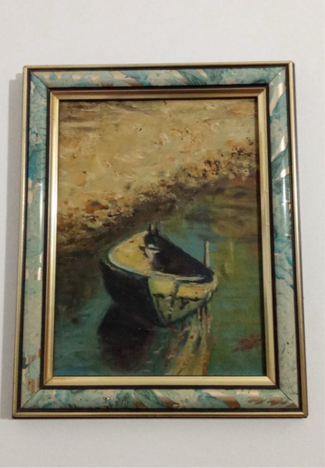 Pareja de cuadros de oleo 