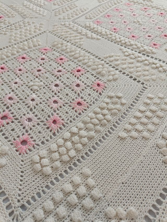 Manta granny crochet 