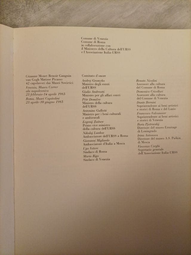 Capolavori dai musei sovietici 