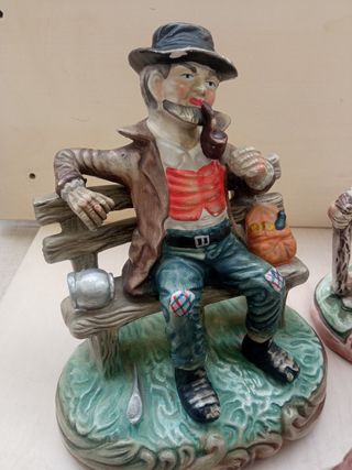 Lote 5 figuras vintage de porcelana