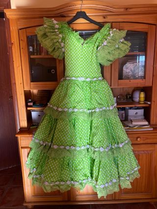 Vestido flamenca gitana 