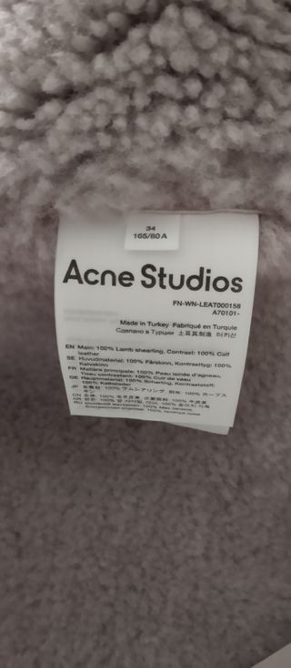 Shearling jacket Acne Studios