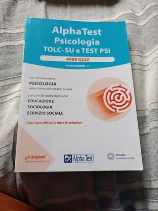 Alpha Test. Psicologia. Tolc. 4000 Quiz