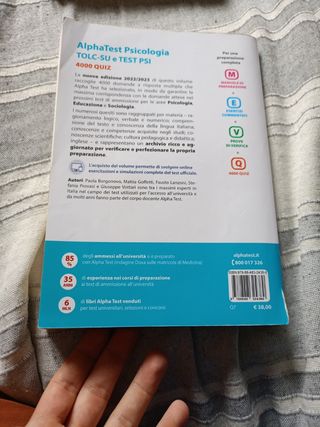 Alpha Test. Psicologia. Tolc. 4000 Quiz