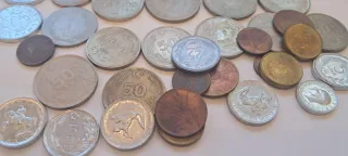 Lote de monedas de turkia.