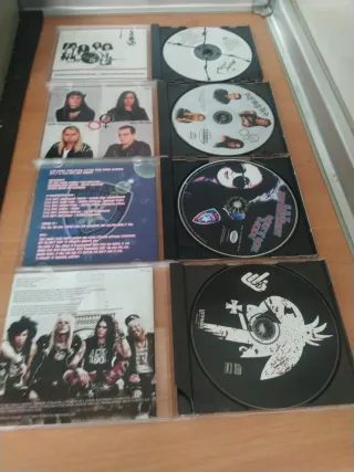 Lote de 4 CDs glam rock sleazy hard rock