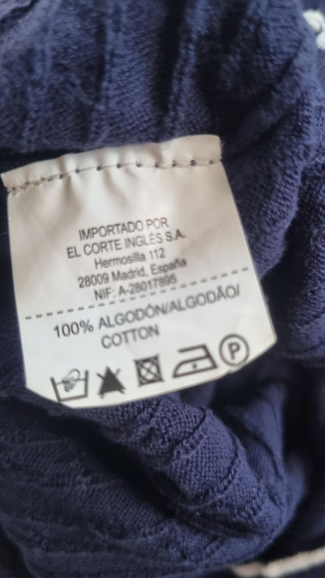 Top algodón talla 42