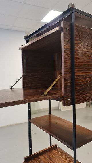 Mueble chapeada de palisandro años 50s