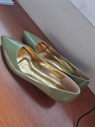 Zapatos verde aceituna