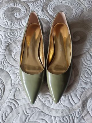 Zapatos verde aceituna