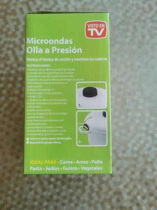 Microondas Olla a Presión