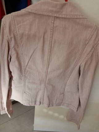 Chaqueta vaquera rosa palo