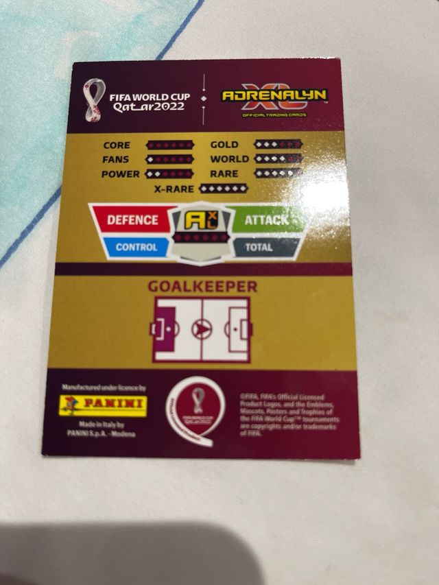 Gold. Top Keeper. Panini