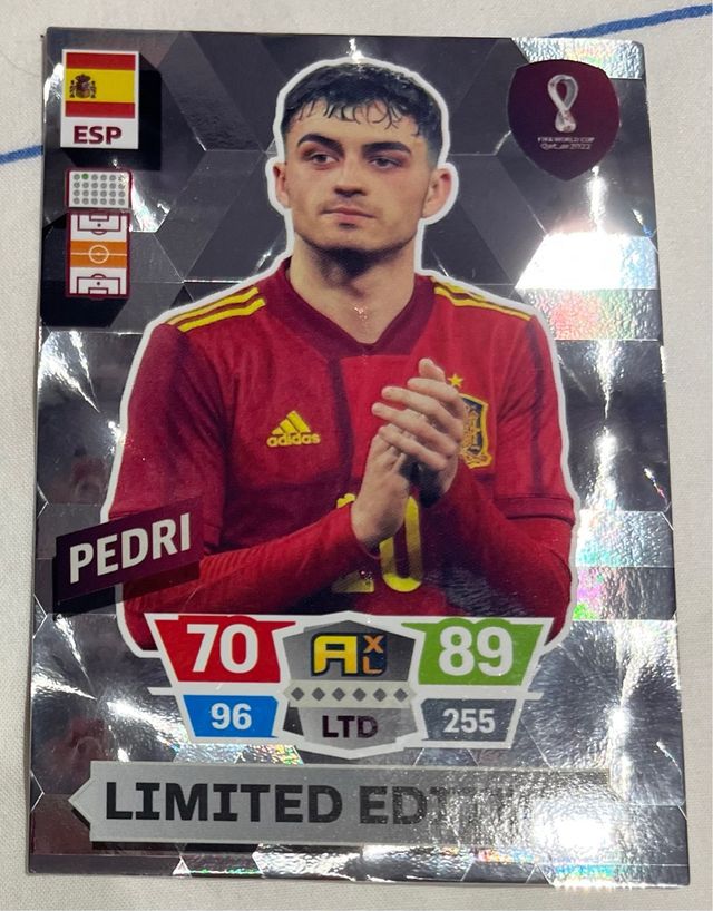 Limited Edition. Pedri. Panini