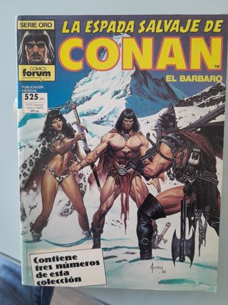 LOTE ALBUMES LA ESPADA SALVAJE DE CONAN