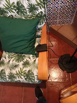 Lampara de pie con interruptor de pie