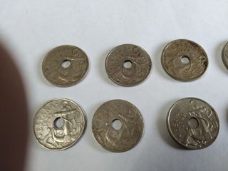 Monedas de 50 céntimos de franco 