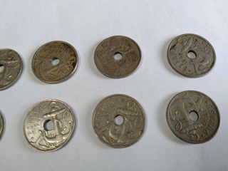 Monedas de 50 céntimos de franco 
