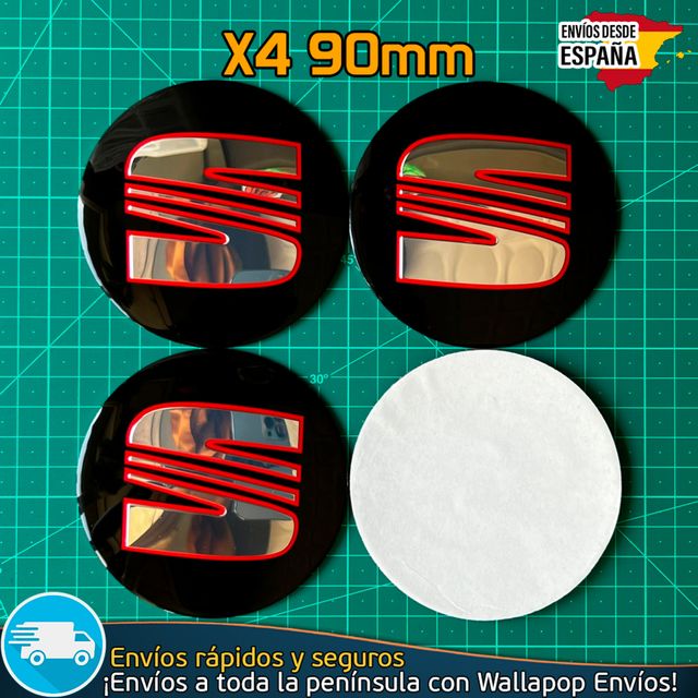 X4 Emblemas Sea 90mm Tapacubos Pegatinas Llantas