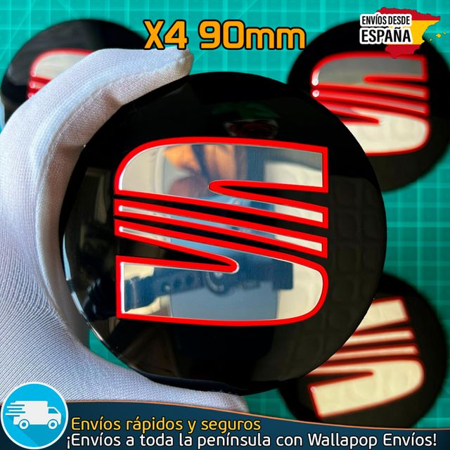 X4 Emblemas Sea 90mm Tapacubos Pegatinas Llantas