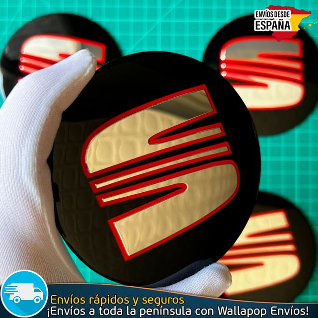 X4 Emblemas Sea 90mm Tapacubos Pegatinas Llantas