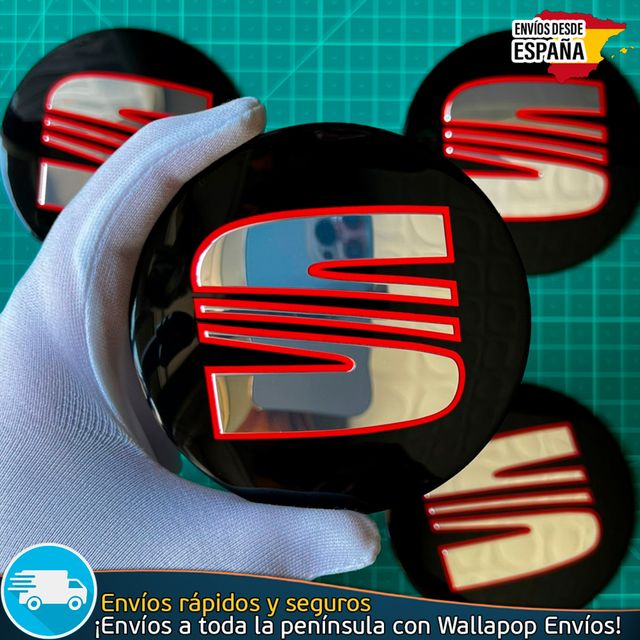 X4 Emblemas Sea 90mm Tapacubos Pegatinas Llantas