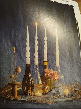 LOTE DE 9 BOTELLITAS MINIATURA CRISTAL.