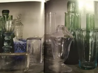 LOTE DE 9 BOTELLITAS MINIATURA CRISTAL.